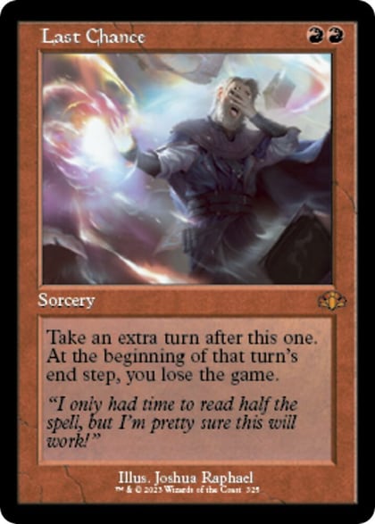 Last Chance (Retro Frame), Dominaria Remastered 325
