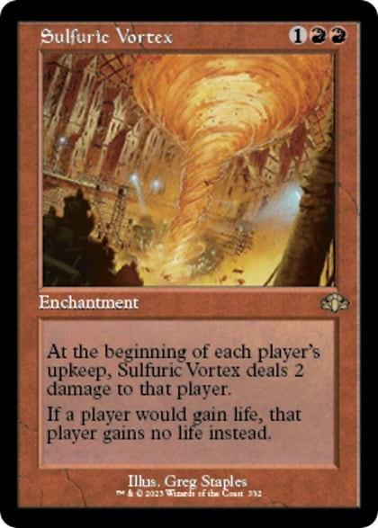 Sulfuric Vortex (Retro Frame), Dominaria Remastered 332
