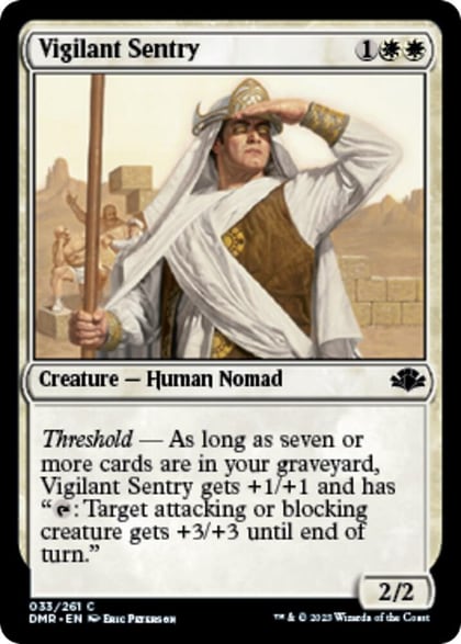 Vigilant Sentry, Dominaria Remastered 33