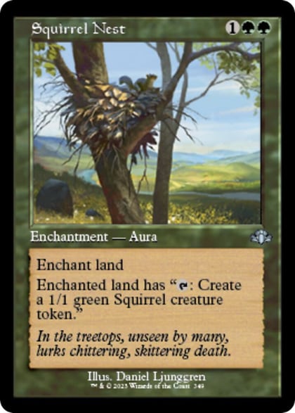 Squirrel Nest (Retro Frame), Dominaria Remastered 349