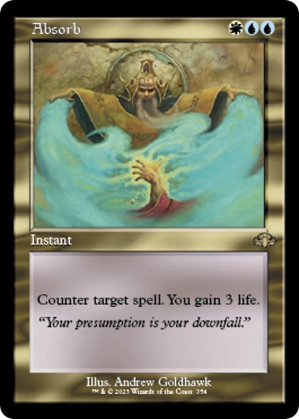 Absorb (Retro Frame), Dominaria Remastered 354