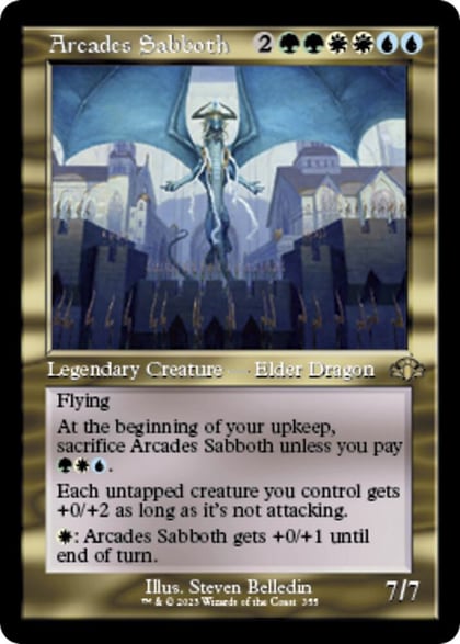 Arcades Sabboth (Retro Frame), Dominaria Remastered 355