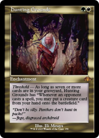 Hunting Grounds (Retro Frame), Dominaria Remastered 359
