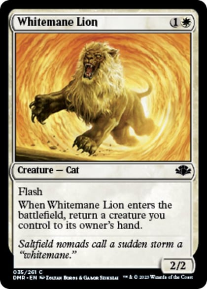 Whitemane Lion, Dominaria Remastered 35