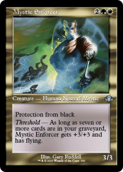 Mystic Enforcer (Retro Frame), Dominaria Remastered 360