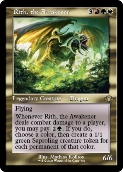 Rith, the Awakener (Retro Frame), Dominaria Remastered 366