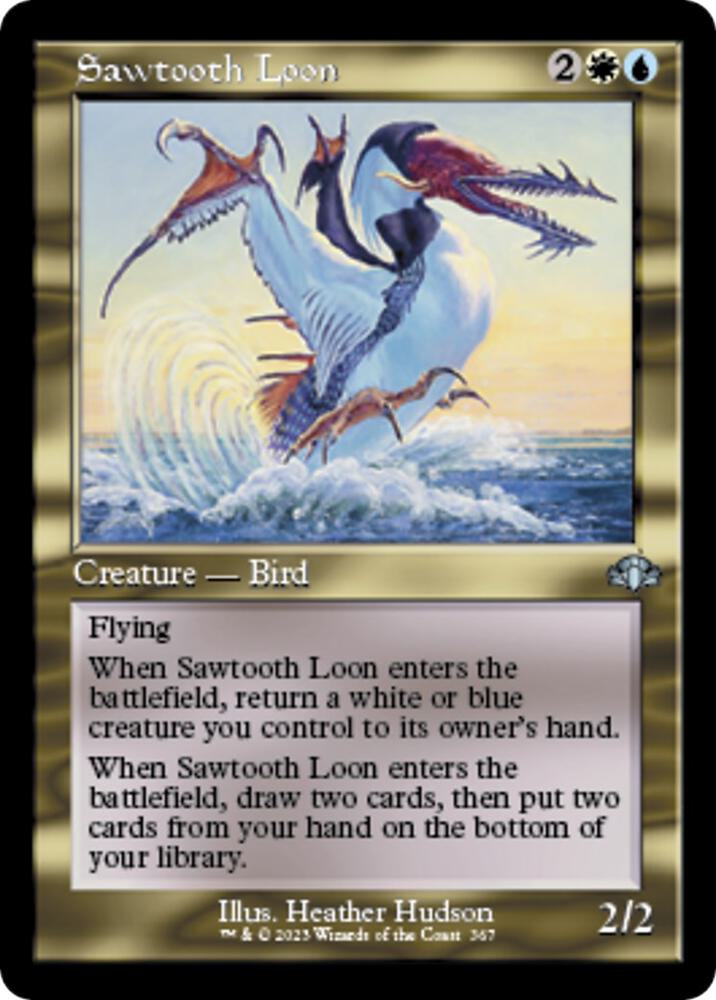 Sawtooth Loon (Retro Frame), Dominaria Remastered 367
