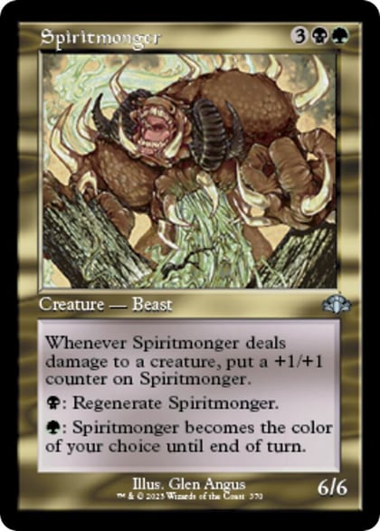 Spiritmonger (Retro Frame), Dominaria Remastered 370