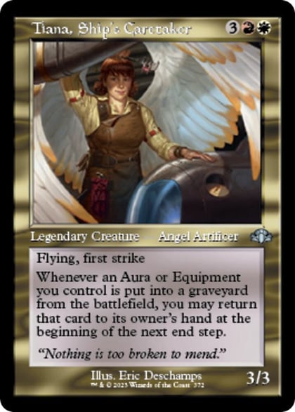 Tiana, Ship's Caretaker (Retro Frame), Dominaria Remastered 372