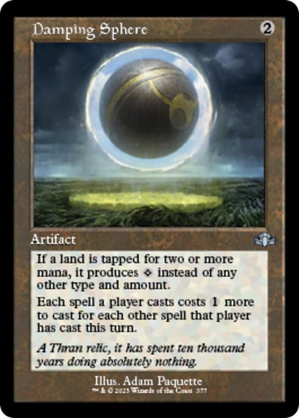 Damping Sphere (Retro Frame), Dominaria Remastered 377