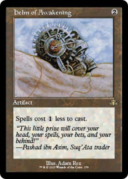 Helm of Awakening (Retro Frame), Dominaria Remastered 379