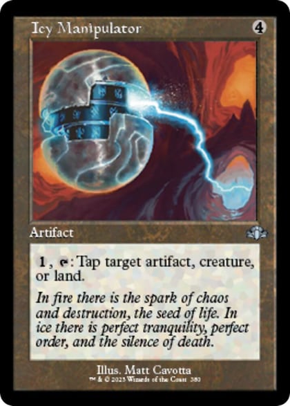Icy Manipulator (Retro Frame), Dominaria Remastered 380