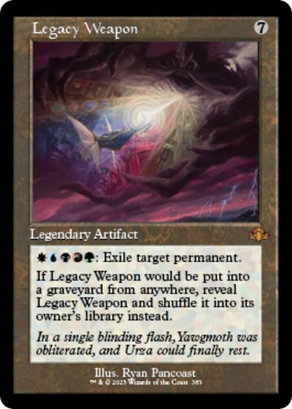Legacy Weapon (Retro Frame), Dominaria Remastered 383