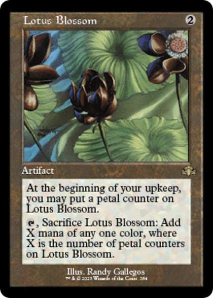 Lotus Blossom (Retro Frame), Dominaria Remastered 384
