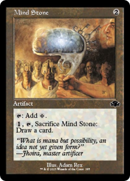 Mind Stone (Retro Frame), Dominaria Remastered 385