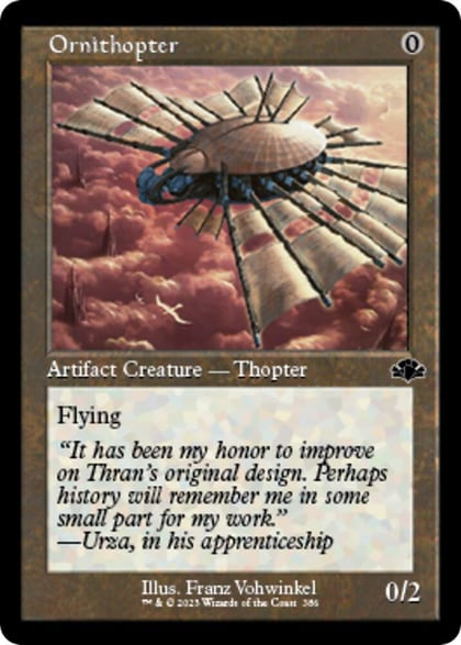 Ornithopter (Retro Frame), Dominaria Remastered 386