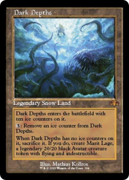 Dark Depths (Retro Frame), Dominaria Remastered 394