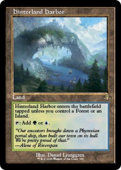 Hinterland Harbor (Retro Frame), Dominaria Remastered 396