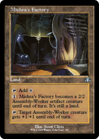 Mishra's Factory (Retro Frame), Dominaria Remastered 399