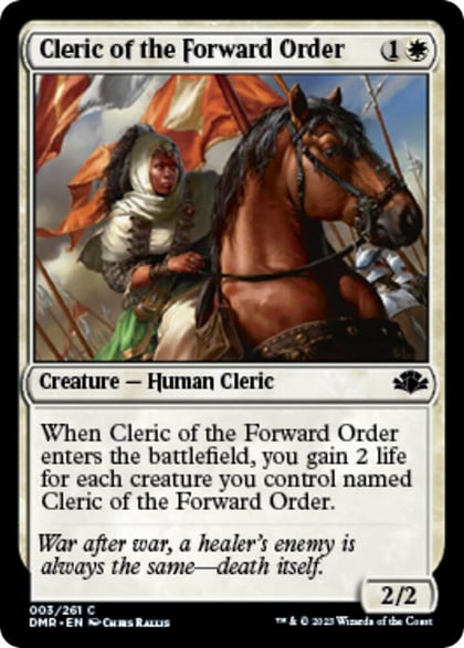 Cleric of the Forward Order, Dominaria Remastered 3
