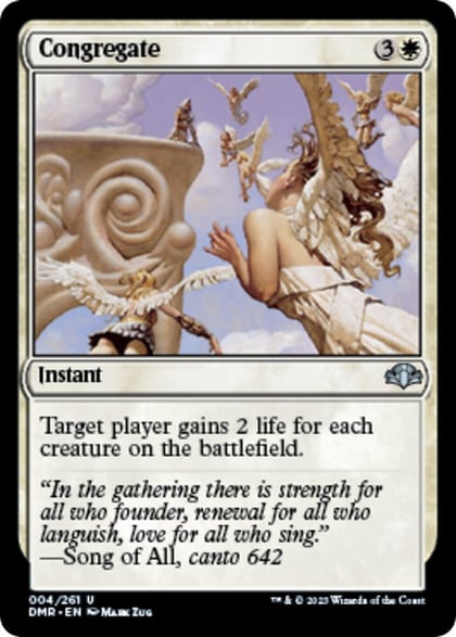 Congregate, Dominaria Remastered 4