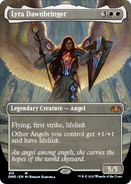 Lyra Dawnbringer (Borderless), Dominaria Remastered 413