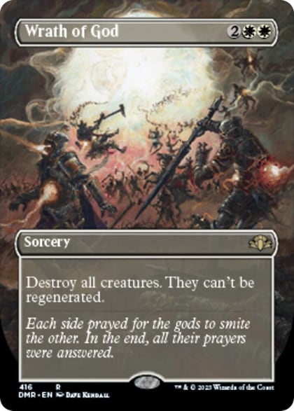 Wrath of God (Borderless), Dominaria Remastered 416