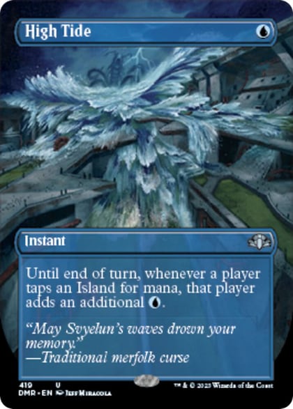 High Tide (Borderless), Dominaria Remastered 419