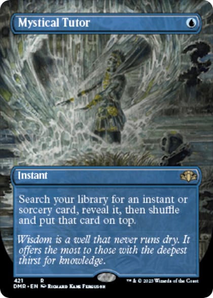 Mystical Tutor (Borderless), Dominaria Remastered 421