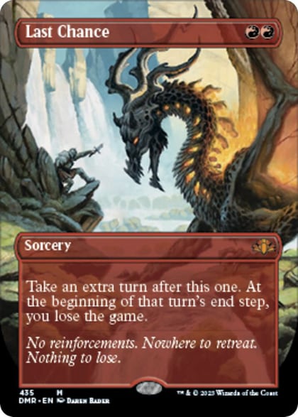 Last Chance (Borderless), Dominaria Remastered 435