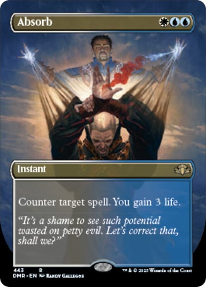 Absorb (Borderless), Dominaria Remastered 443