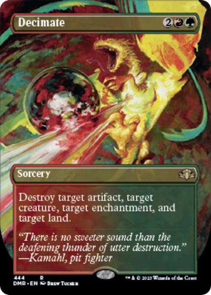 Decimate (Borderless), Dominaria Remastered 444