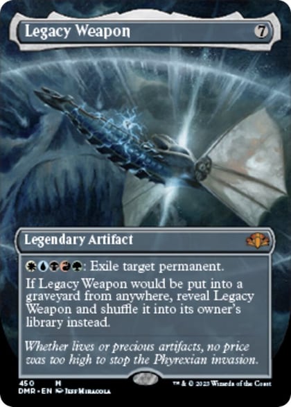 Legacy Weapon (Borderless), Dominaria Remastered 450
