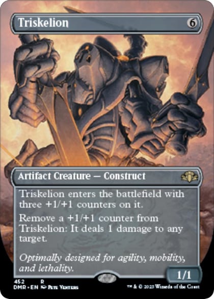 Triskelion (Borderless), Dominaria Remastered 452