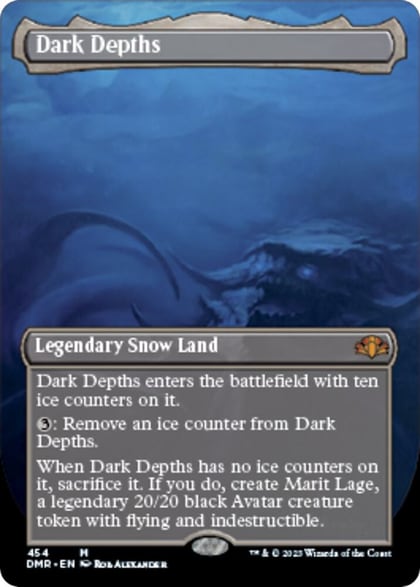 Dark Depths (Borderless), Dominaria Remastered 454