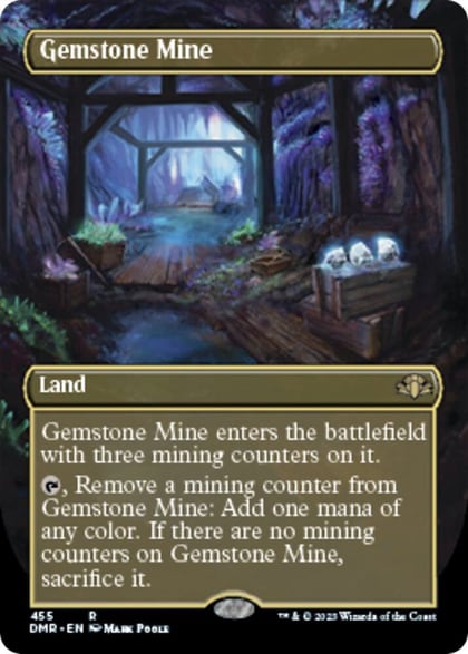 Gemstone Mine (Borderless), Dominaria Remastered 455