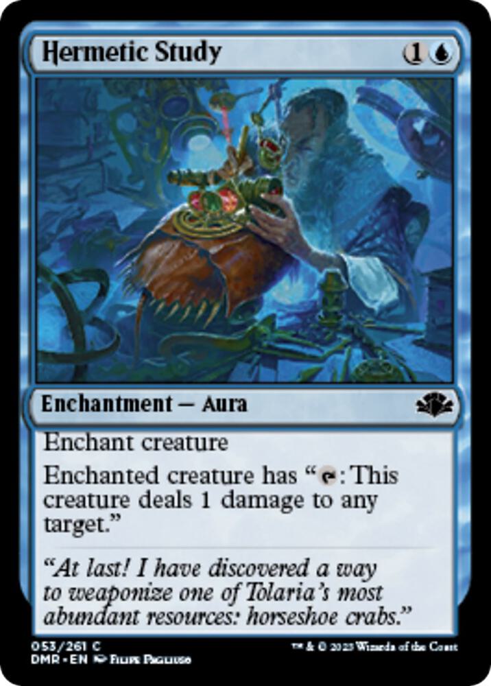 Hermetic Study, Dominaria Remastered 53