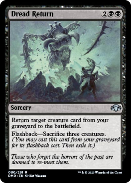Dread Return, Dominaria Remastered 80