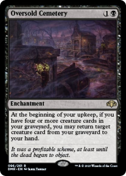 Oversold Cemetery, Dominaria Remastered 96