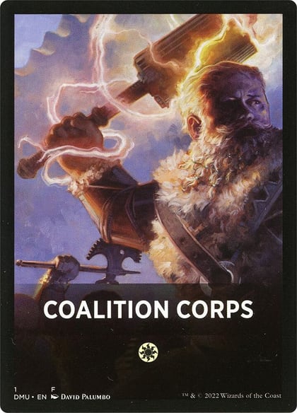 Coalition Corps Theme Card, Dominaria United 1