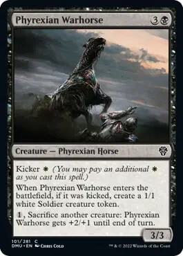 Phyrexian Warhorse, Dominaria United 101