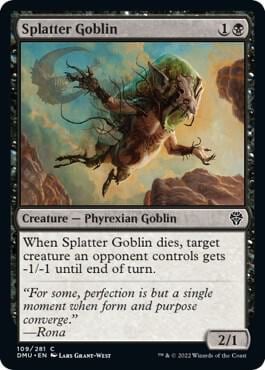 Splatter Goblin, Dominaria United 109