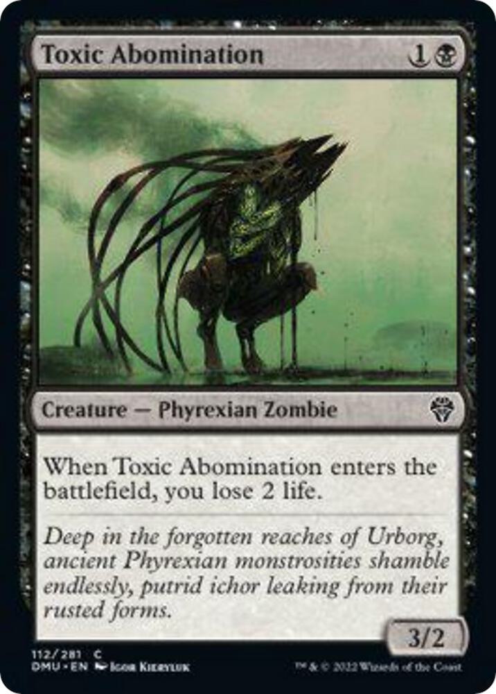 Toxic Abomination, Dominaria United 112