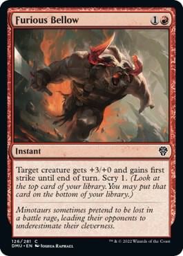 Furious Bellow, Dominaria United 126