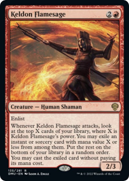 Keldon Flamesage, Dominaria United 135