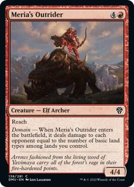 Meria's Outrider, Dominaria United 138