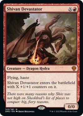 Shivan Devastator, Dominaria United 143