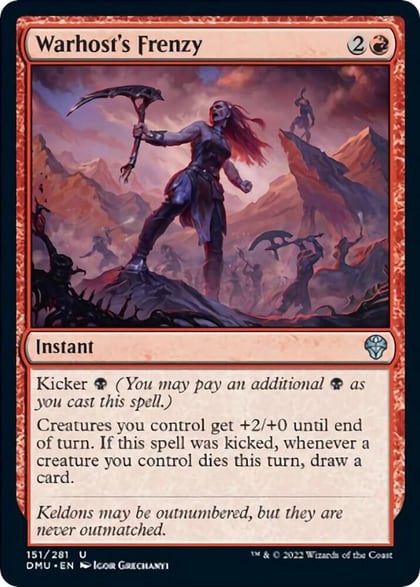 Warhost's Frenzy, Dominaria United 151