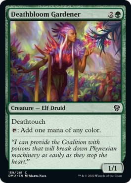 Deathbloom Gardener, Dominaria United 159