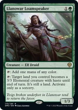 Llanowar Loamspeaker, Dominaria United 170